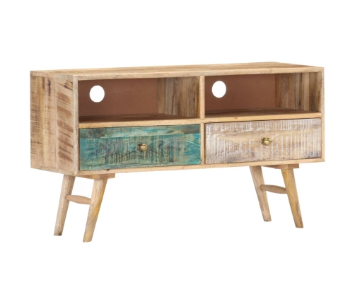 Mueble para TV madera maciza de mango 88x30x50 cm