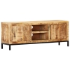 Mueble para TV de madera maciza de mango 118x30x45 cm