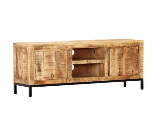 Mueble para TV de madera maciza de mango 118x30x45 cm