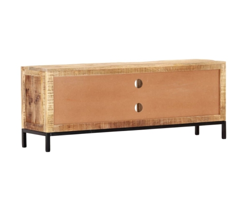 Mueble para TV de madera maciza de mango 118x30x45 cm