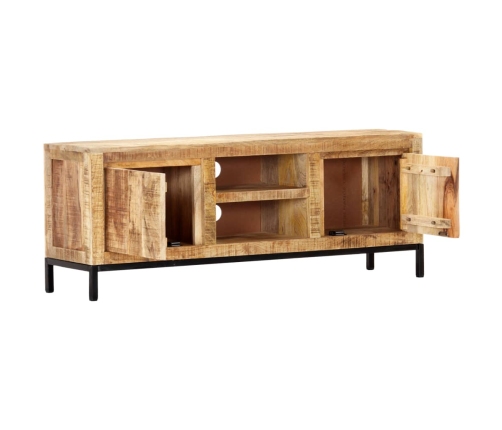 Mueble para TV de madera maciza de mango 118x30x45 cm