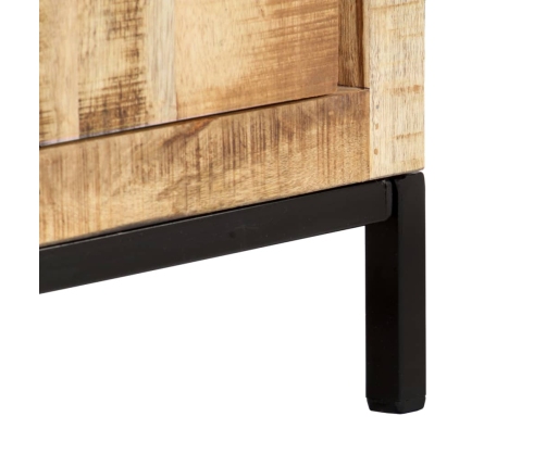 Mueble para TV de madera maciza de mango 118x30x45 cm