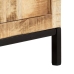 Mueble para TV de madera maciza de mango 118x30x45 cm