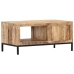 Mesa de centro de madera maciza de mango 88x50x42 cm