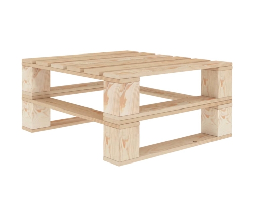 Mesa de palés para jardín madera