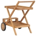 Carrito del té de madera maciza de teca