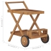 Carrito del té de madera maciza de teca