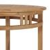 Mesa de comedor de madera maciza de teca Ø 80 cm