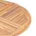 Mesa plegable de jardín de madera maciza de teca Ø 120 cm