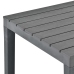 vidaXL Mesa de jardín de plástico gris antracita 78x78x72 cm