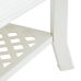 vidaXL Mesa de centro de plástico blanco 90x60x46 cm