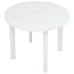 Mesa de jardín de plástico blanco 89 cm