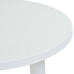 Mesa de jardín de plástico blanco 89 cm