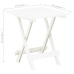 Mesa plegable de jardín plástico blanco 45x43x50 cm