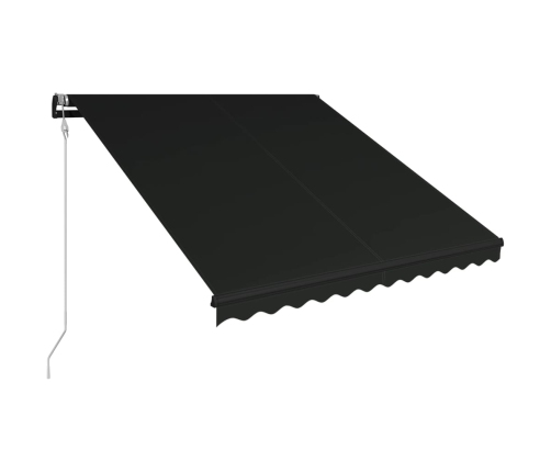 Toldo retráctil automático gris antracita 300x250 cm