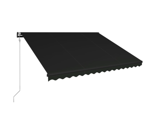 Toldo retráctil automático gris antracita 450x300 cm