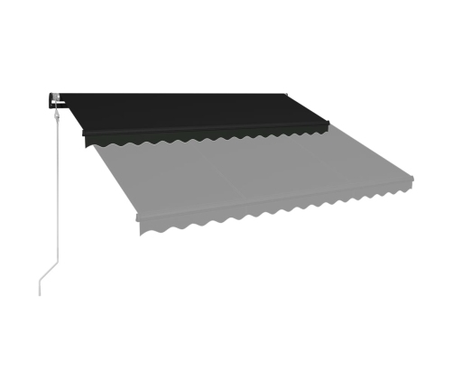 Toldo retráctil automático gris antracita 450x300 cm