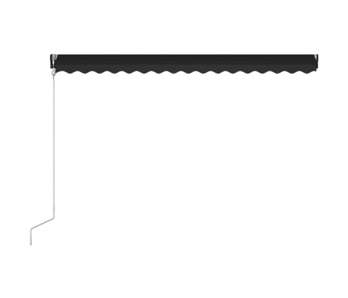 Toldo retráctil automático gris antracita 450x300 cm