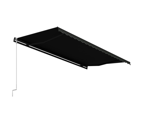 Toldo retráctil automático gris antracita 500x300 cm