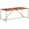 Mesa de comedor madera maciza 180x90x76 cm