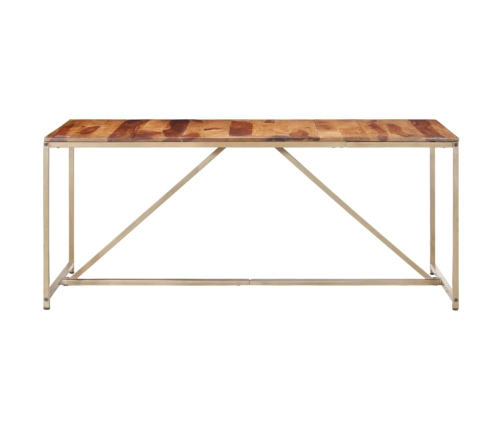 Mesa de comedor madera maciza 180x90x76 cm