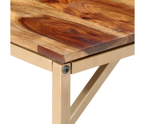 Mesa de comedor madera maciza 180x90x76 cm