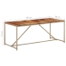 Mesa de comedor madera maciza 180x90x76 cm