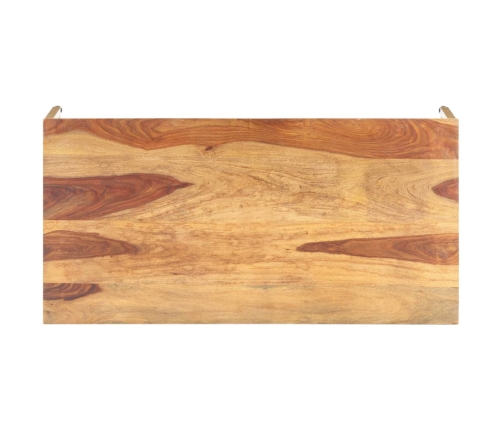 vidaXL Mesa de centro de madera maciza de sheesham 120x60x40 cm