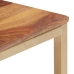 Mesa auxiliar de madera maciza de sheesham 60x60x40 cm