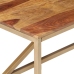 Mesa auxiliar de madera maciza de sheesham 60x60x40 cm