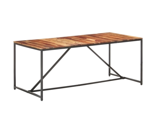 Mesa de comedor madera maciza 180x90x76 cm