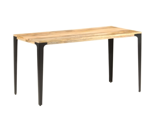 Mesa de comedor de madera maciza de mango 140x70x76 cm