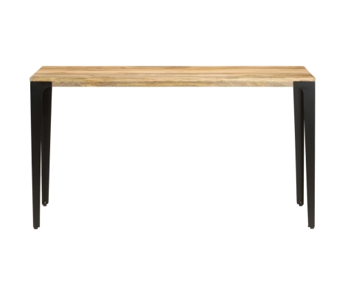 Mesa de comedor de madera maciza de mango 140x70x76 cm