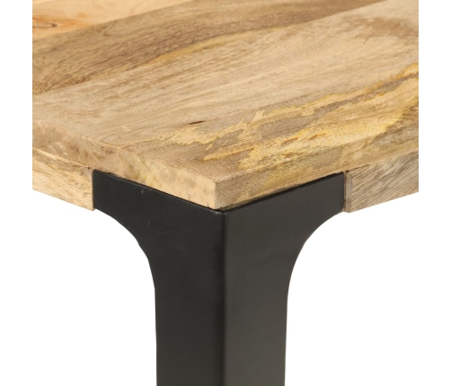 Mesa de comedor de madera maciza de mango 140x70x76 cm