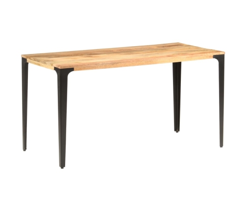 Mesa de comedor de madera maciza de mango 140x70x76 cm