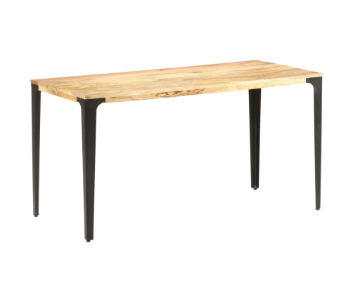 Mesa de comedor de madera maciza de mango 140x70x76 cm