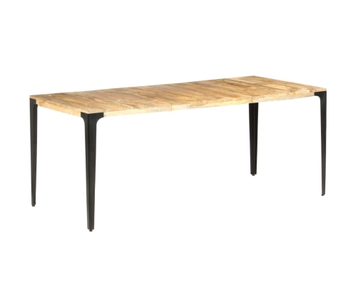 Mesa de comedor de madera maciza de mango 180x90x76 cm