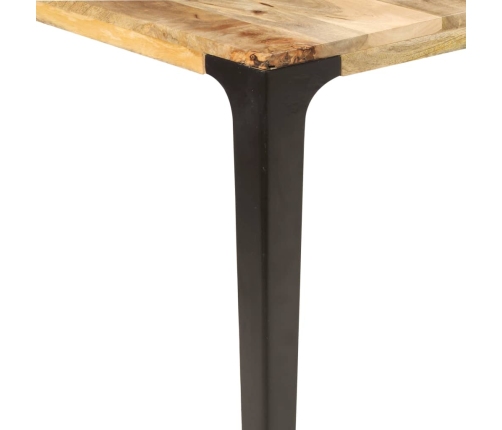 Mesa de comedor de madera maciza de mango 180x90x76 cm