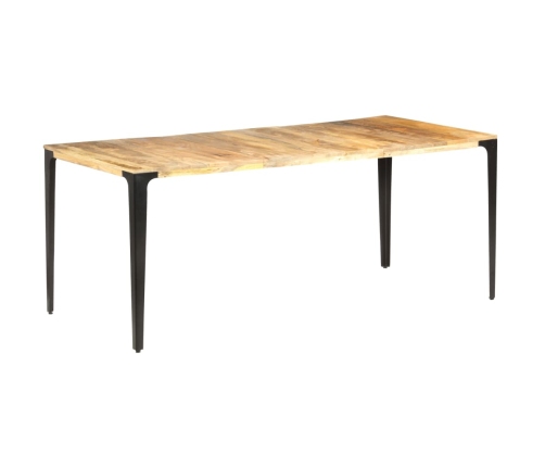 Mesa de comedor de madera maciza de mango 180x90x76 cm