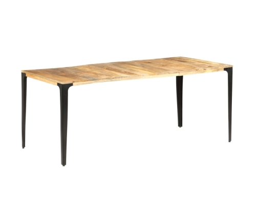 Mesa de comedor de madera maciza de mango 180x90x76 cm