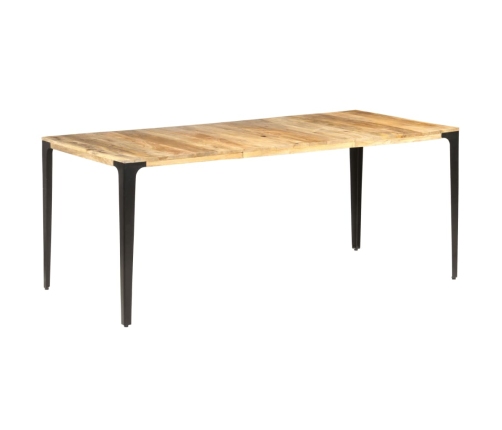 Mesa de comedor de madera maciza de mango 180x90x76 cm