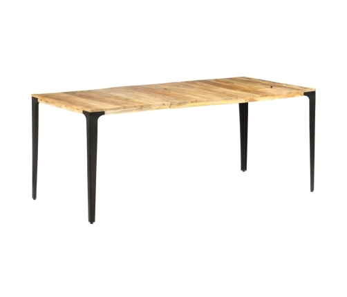 Mesa de comedor de madera maciza de mango 180x90x76 cm