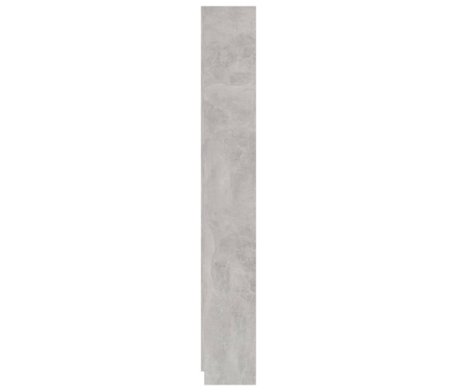 vidaXL Estantería de 5 niveles contrachapada gris hormigón 60x24x175cm