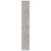 vidaXL Estantería madera contrachapada gris hormigón 40x30x189 cm