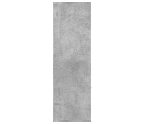 Estantería madera contrachapada gris hormigón 98x30x98 cm