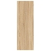 Armario almacenamiento madera contrachapada roble 60x29,5x90 cm