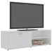 Mueble para TV madera contrachapada blanco 120x34x37 cm