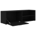 vidaXL Mueble de TV madera contrachapada negra 120x34x37 cm