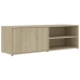 Mueble de TV madera contrachapada color roble 120x34x37 cm