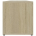 Mueble de TV madera contrachapada color roble 120x34x37 cm